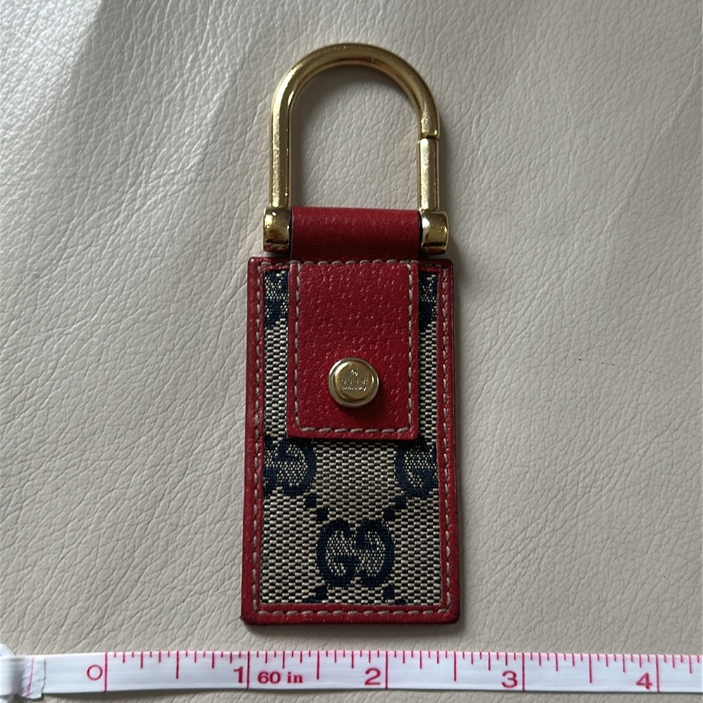 Gucci Vintage D-Ring Keychain / Bag Charm - Picture 9 of 9